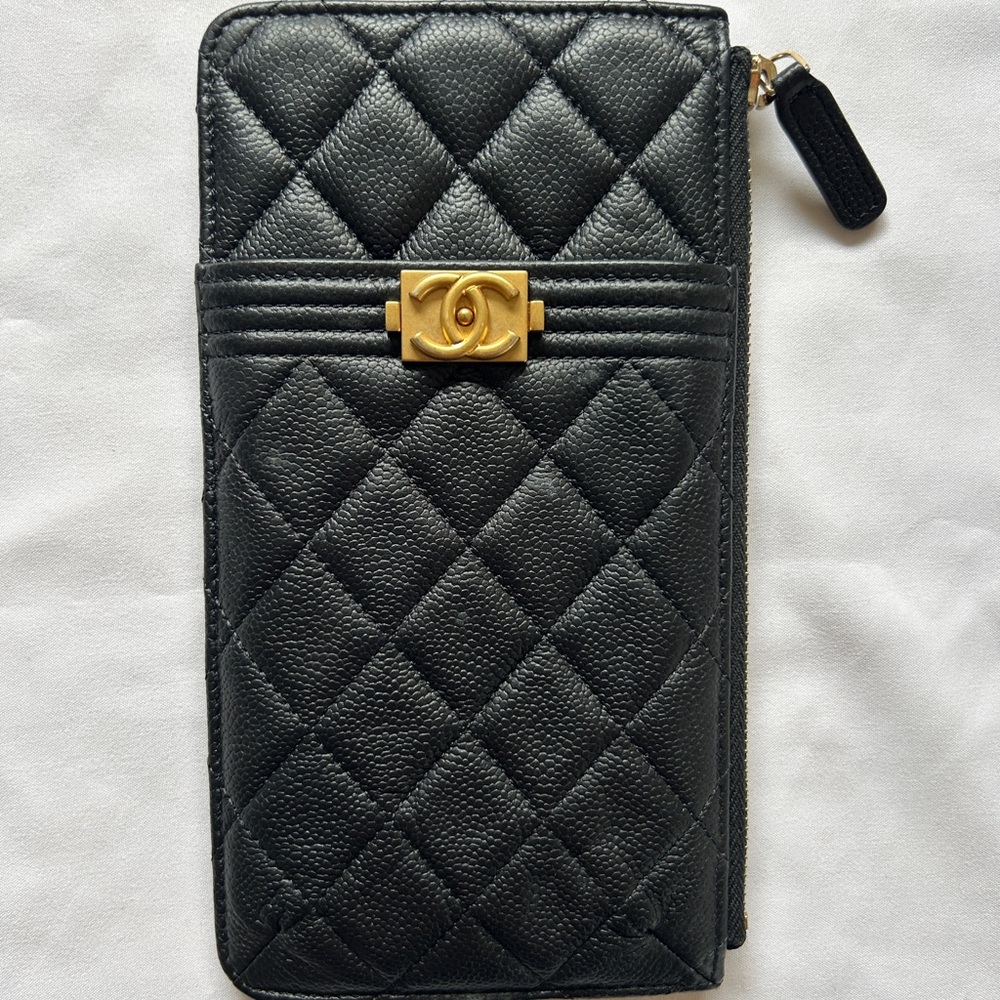 Chanel Boy Wallet Phone Holder